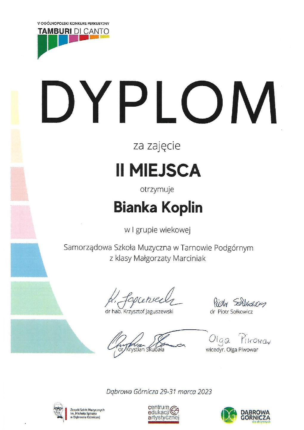 V Ogólnopolski Konkurs Perkusyjny 