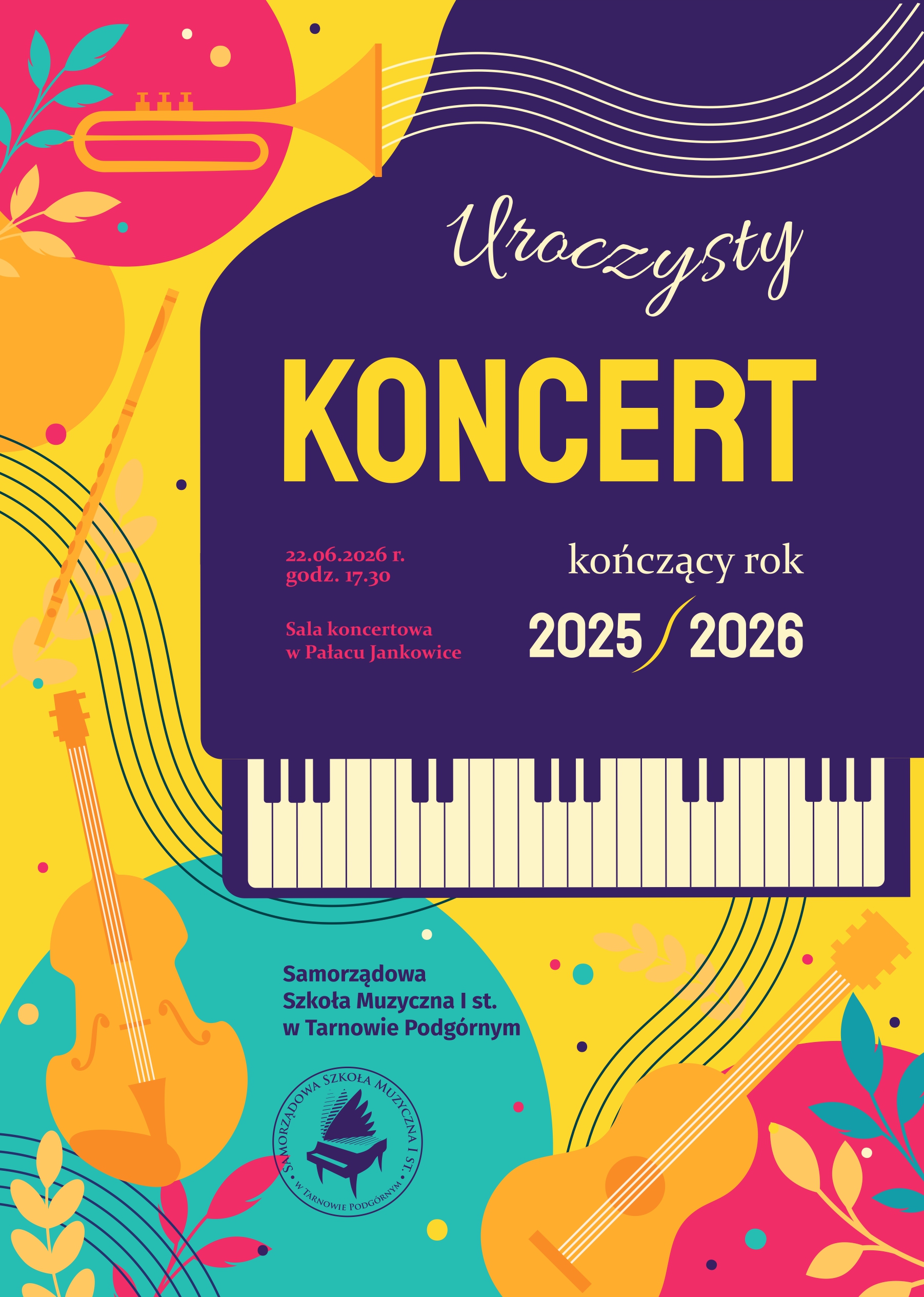 Już w poniedziałek koncert kończący rok szkolny!