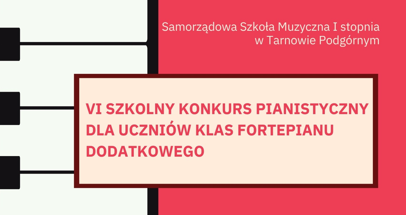 Wyniki konkursu z fortepianu dodatkowego
